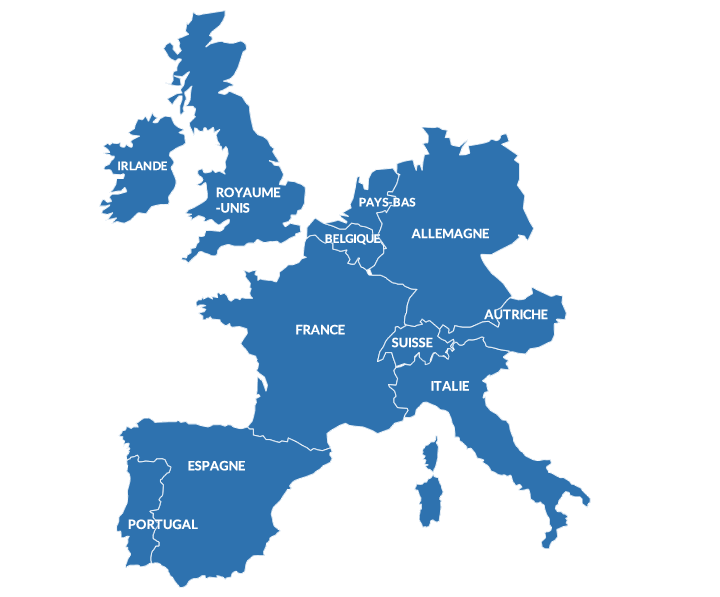 Carte des dépôts vente containers de stockage